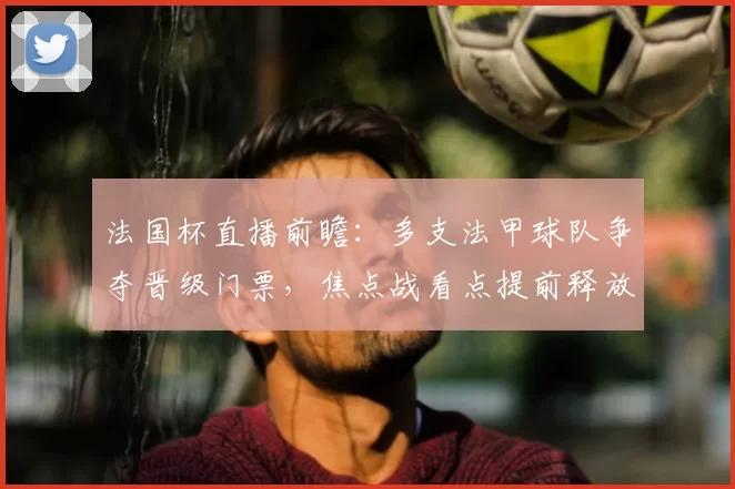 法国杯直播前瞻：多支法甲球队争夺晋级门票，焦点战看点提前释放